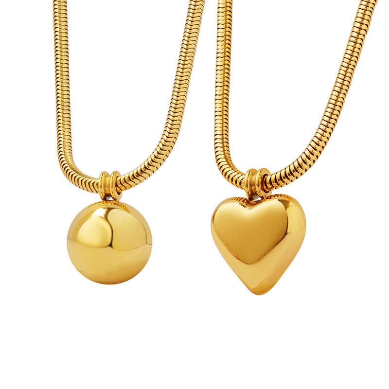 Annabelle Gold Heart Necklace