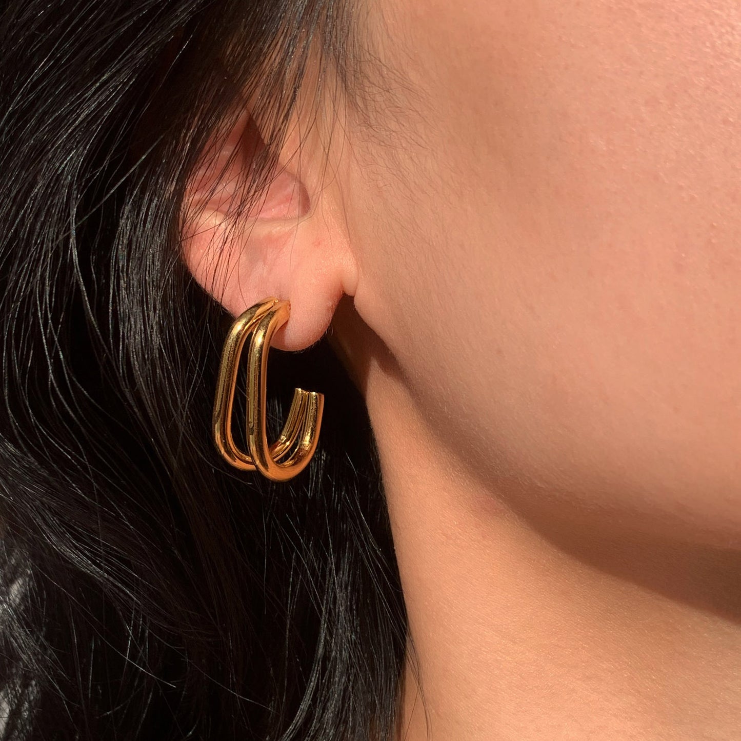 Lexie Double Hoop Earrings