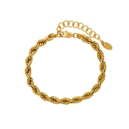 Mila Chunky Rope Chain Bracelet
